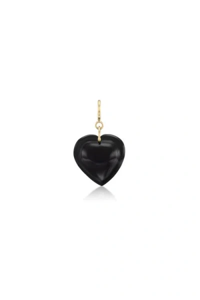 Ten Thousand Things Black Onyx Hand-carved Heart Charm