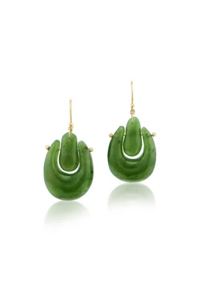 Ten Thousand Things Small Jade O'keefe Drop Earrings