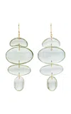 Ten Thousand Things Small Totem 18k Yellow Gold Amethyst Earrings