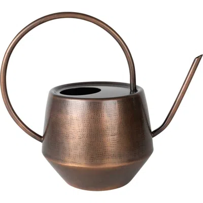 Ten Thousand Villages Antique Copper Watering Can In Brown