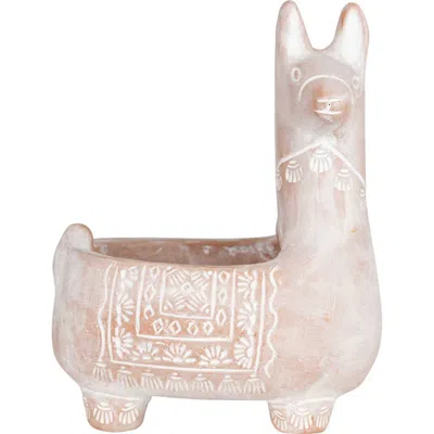 Ten Thousand Villages Llama Terracotta Planter In Neutral
