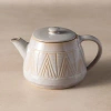 Ten Thousand Villages Mountain Peaks Ceramic Teapot In Multi