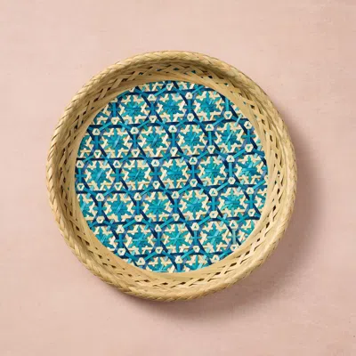 Ten Thousand Villages Phu An Basket In Blue