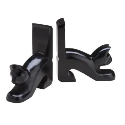 Ten Thousand Villages Playful Cat Bookends In Tan