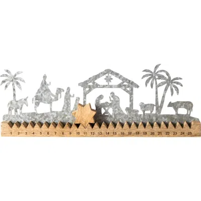 Ten Thousand Villages Raja Nativity Advent Calendar In Natural