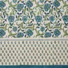 Ten Thousand Villages Sharan Floral Block Print Tablecloth In Blue