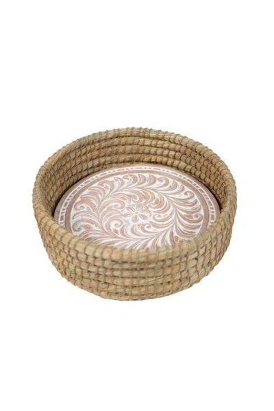 Ten Thousand Villages Toasty Bread Basket In Brown