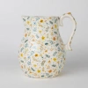 Ten Thousand Villages Tula Floral Ceramic Pitcher In Multi