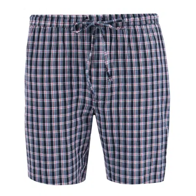 Ten West Apparel Men's Plaid Lounge Shorts In Black