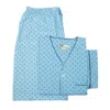 Ten West Apparel Men's Short Sleeve Short Leg Pajama Set In Blue