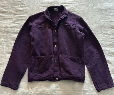 Pre-owned Tender Co Type 902 Edited Jeans Jacket - Hadal Purple