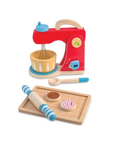 Tender Leaf Toys Baker's Mixing Set Wooden Toy - Ages 3+ In Multi