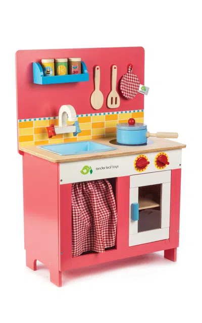 Tender Leaf Toys Cherry Pie Kitchen In Pink
