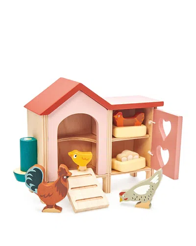 Tender Leaf Toys Chicken Coop Set - Ages 3+ In Multi