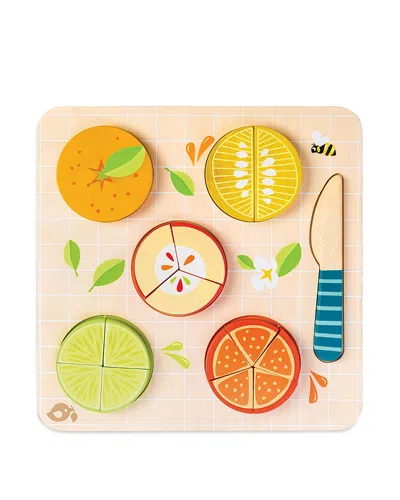 Tender Leaf Toys Citrus Fractions Puzzle - Ages 18 Months+ In Multi