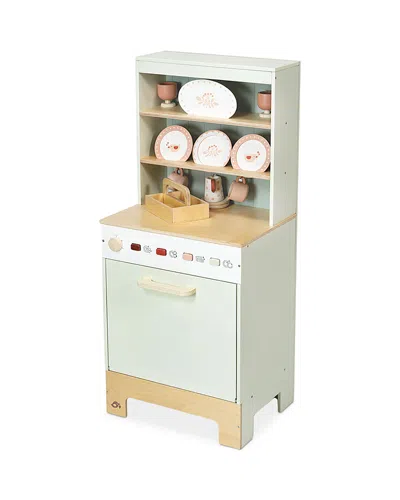 Tender Leaf Toys Kitchen Dresser & Dishwasher In Green