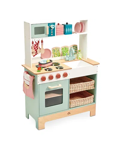 Tender Leaf Toys Mini Chef Kitchen Range In Metal