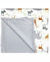 Tendertyme Baby Boys And Baby Girls 2 Layer Minky Blanket In Sage