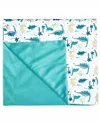 Shop Tendertyme Baby Boys And Baby Girls 2 Layer Minky Blanket In Turquoise