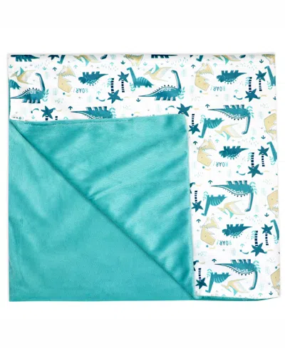 Tendertyme Baby Boys And Baby Girls 2 Layer Minky Blanket In Turquoise