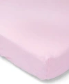 Tendertyme Baby Girls Flannel Solid Crib Sheet In Pink