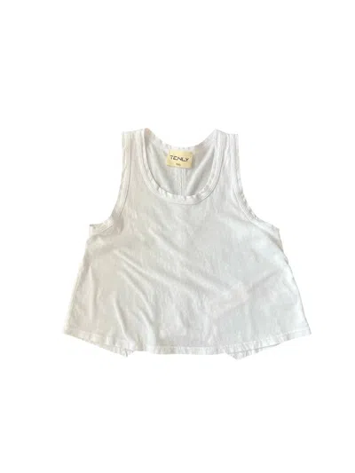 Tenly Kids' Girls Flared Swing Tank Top In White