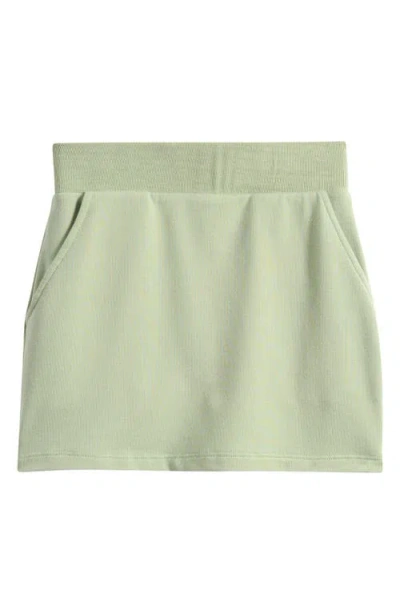 Tenly Kids' French Terry Skirt In Green