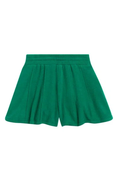 Tenly Kids' Hacci Pleated Pull-on Pants In Green