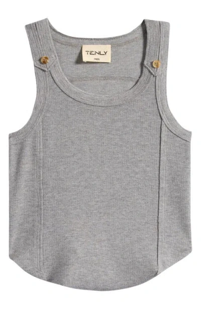 Tenly Kids' Racerback Tank In Gray