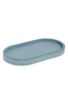 Tenn Prairie Oval Candle Tray In Blue