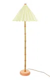 Tennant New York Safari Lamp In Bamboo And Leather In White