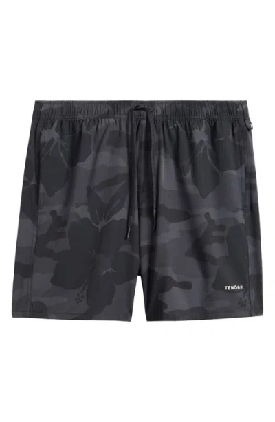 Tenōre Printed Day Board Shorts In Black