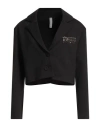 Tensione In Woman Blazer Black Size S Viscose, Nylon, Elastane