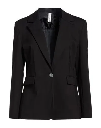 Tensione In Woman Blazer Black Size S Viscose, Polyamide, Elastane