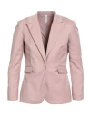 Tensione In Woman Blazer Blush Size M Polyester, Viscose, Elastane In Pink
