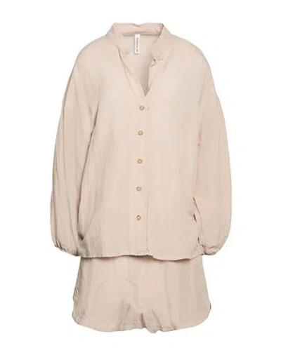 Tensione In Woman Co-ord Beige Size M Viscose, Linen In Neutral