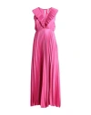Tensione In Woman Jumpsuit Fuchsia Size M Polyester In Pink