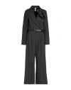 Tensione In Woman Jumpsuit Grey Size S Polyester, Viscose, Elastic Fibres In Gray