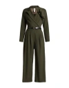 Tensione In Woman Jumpsuit Military Green Size S Polyester, Viscose, Elastic Fibres