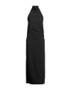 Tensione In Woman Maxi Dress Black Size M Polyester, Elastane In Black