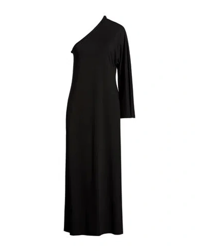 Tensione In Woman Maxi Dress Black Size M Viscose, Polyamide, Elastic Fibres
