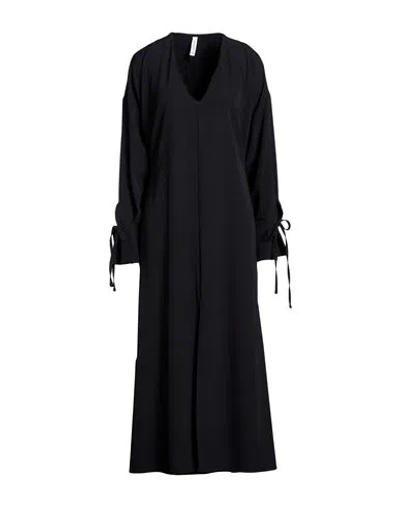Tensione In Woman Maxi Dress Black Size S Polyester, Elastane
