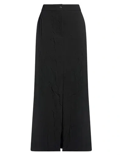 Tensione In Woman Maxi Skirt Black Size S Polyester, Rayon, Elastane