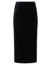 Tensione In Woman Midi Skirt Navy Size M Polyester, Elastane In Multi