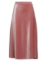 Tensione In Woman Midi Skirt Pink Size M Polyester, Elastane In Pink