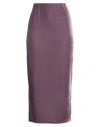 Tensione In Woman Midi Skirt Purple Size M Polyester, Elastane In Neutral