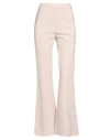 Tensione In Woman Pants Beige Size L Viscose, Polyamide, Elastane In Neutral