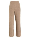Tensione In Woman Pants Beige Size Onesize Acrylic, Wool, Viscose, Alpaca Wool In Brown