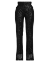 Tensione In Woman Pants Black Size M Polyester, Elastane