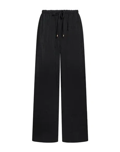 Tensione In Woman Pants Black Size S Modal, Polyester